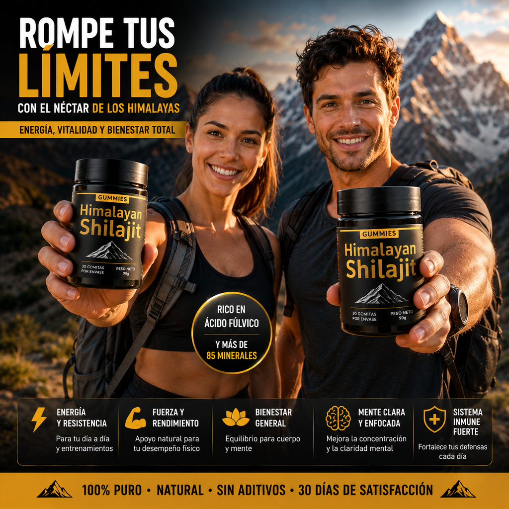 Shilajit Vital Gummies - Energía Ancestral en Cada Bocado