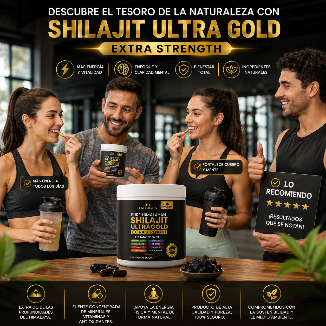 Shilajit Ultra Gold Capsulas