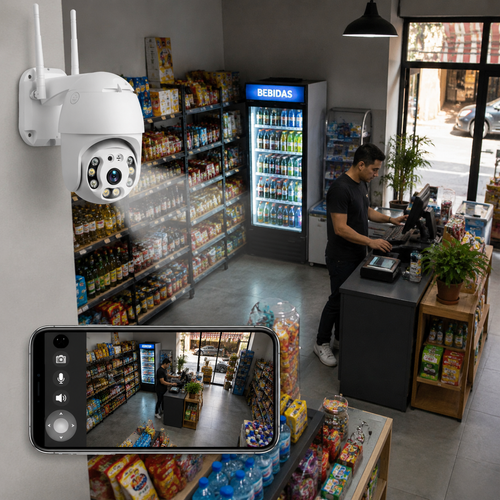 Camara Full Hd 2 Antenas Q21S V380pro