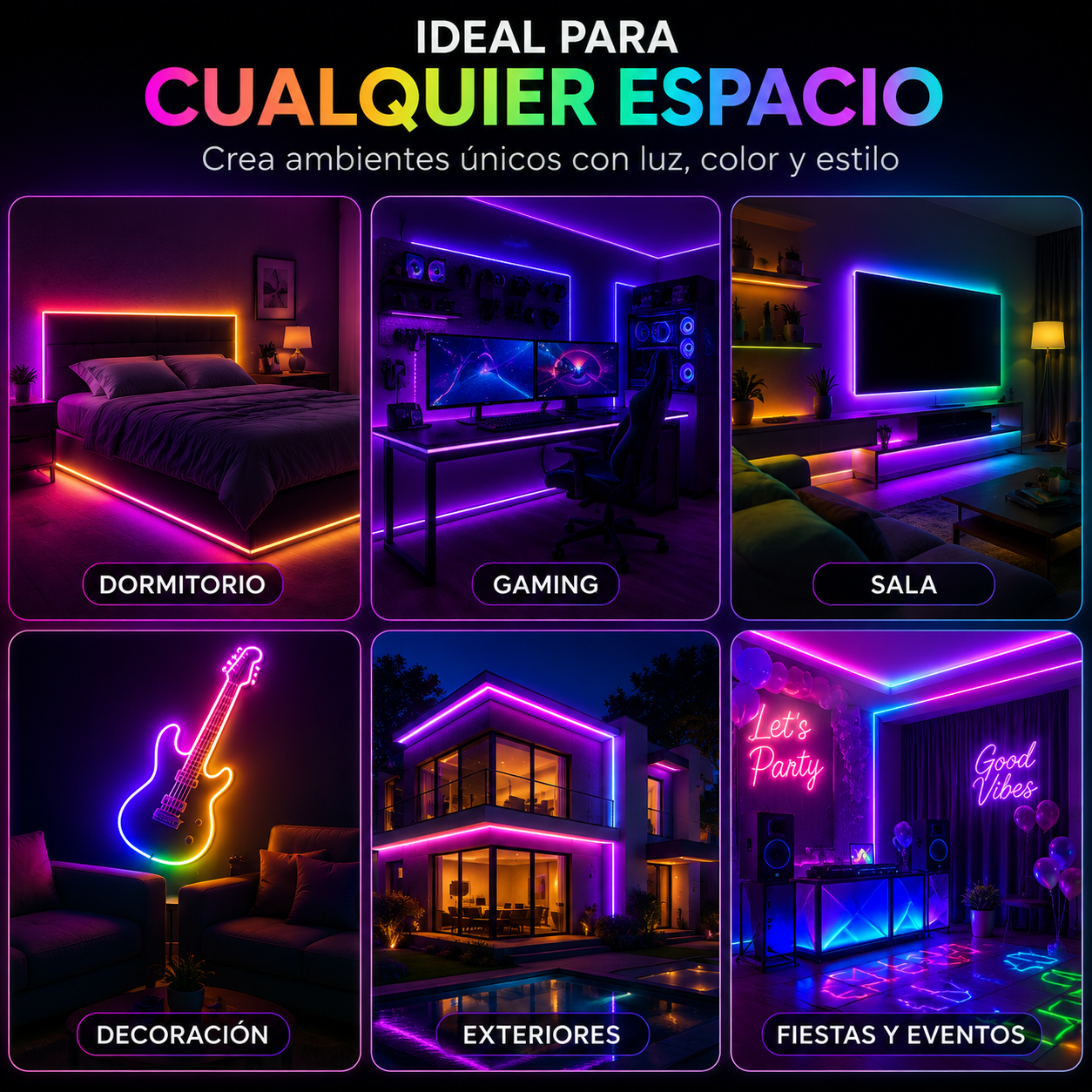 Cinta LED Neón Flex 5M