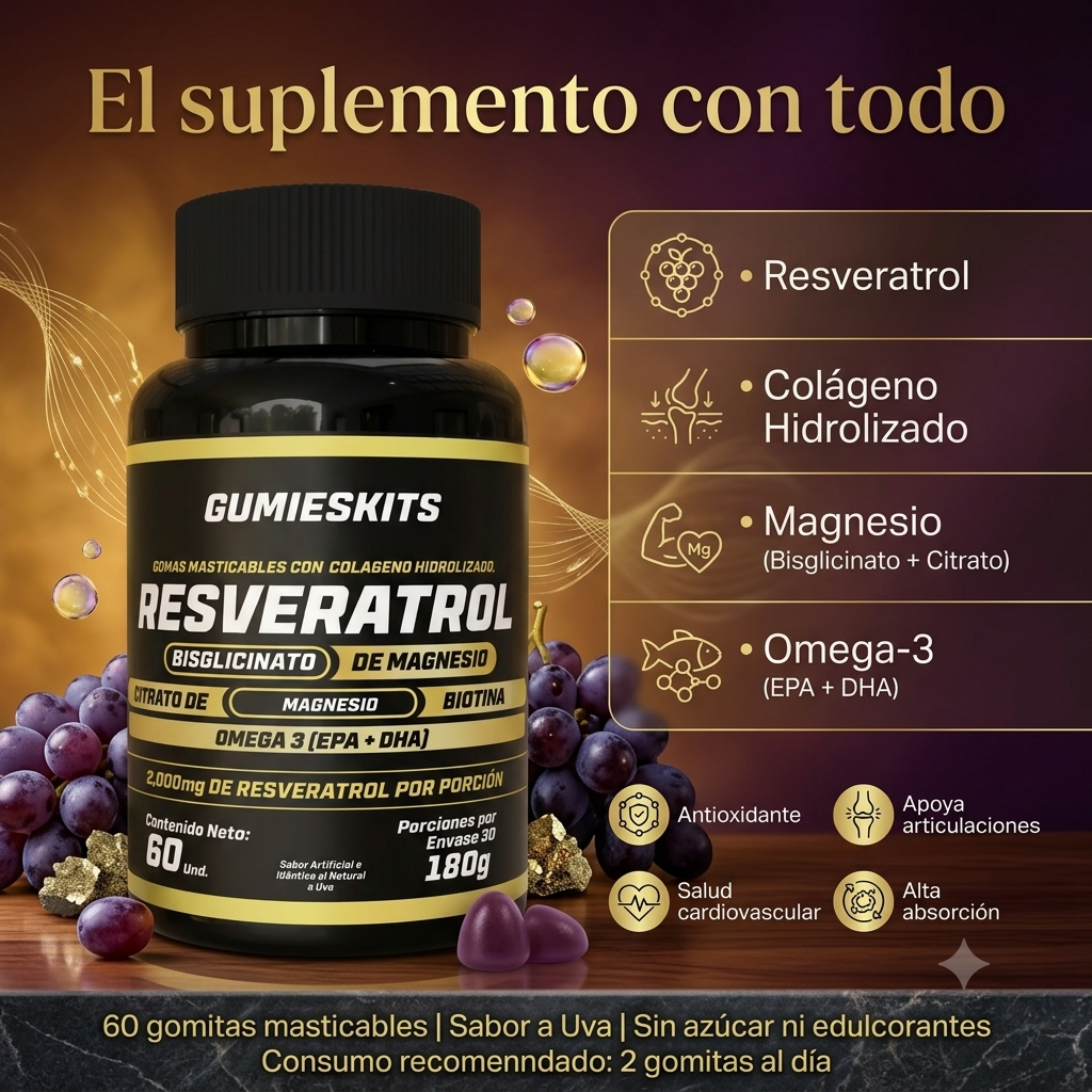 GOMAS DE RESVERATROL