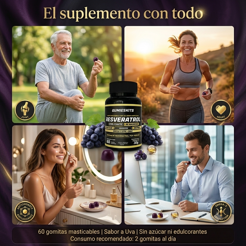 GOMAS DE RESVERATROL