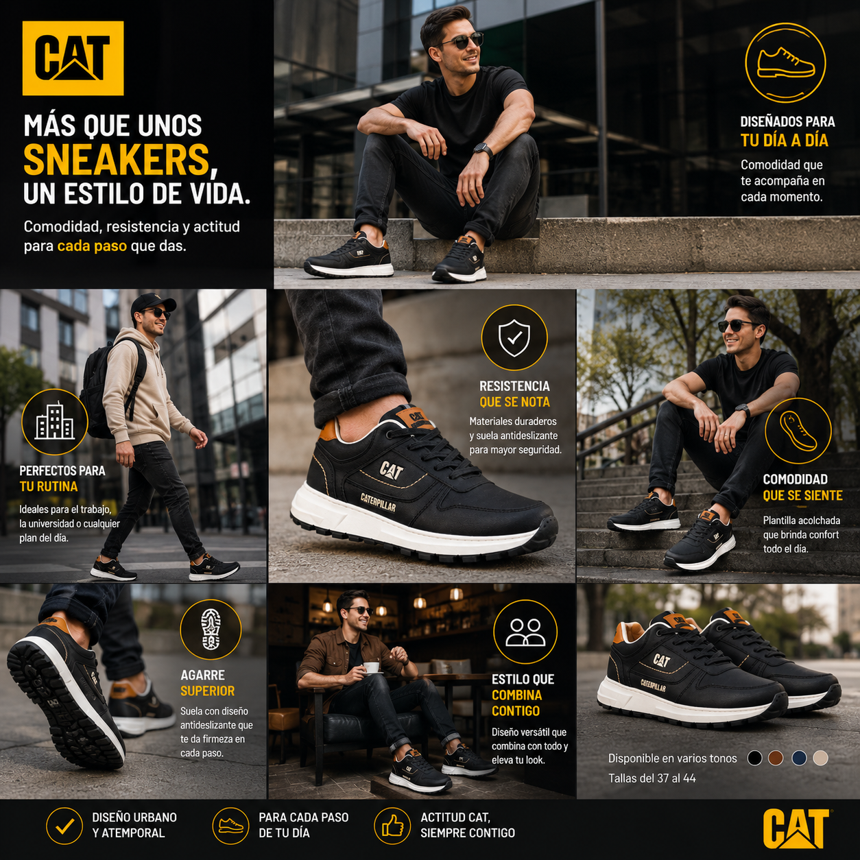 Tenis Sneakers CAT