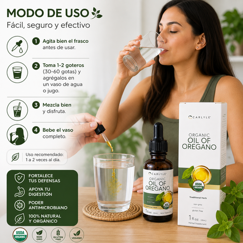 Aceite de Orégano Natural