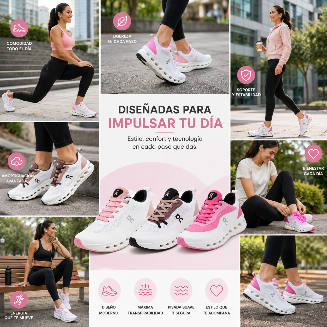 Tenis CQ On Cloud de Dama